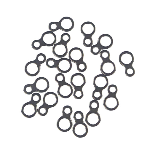 Swimerz 180kg Solid Double Rings, 14mm, 20 pack.