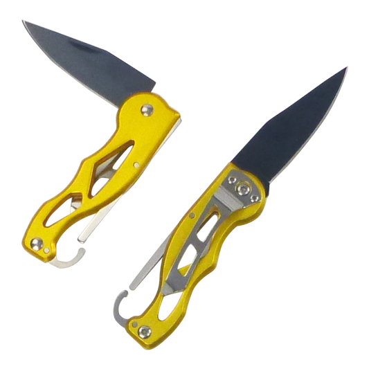Rig Ezy Light Rigging Knife, Folding, Gold.