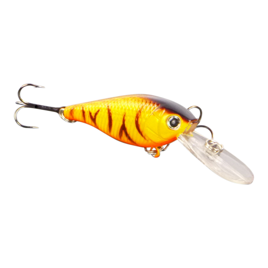 Finesse 'Madbass' Tiger Stripe, 85mm Deep Diving Crankbait.