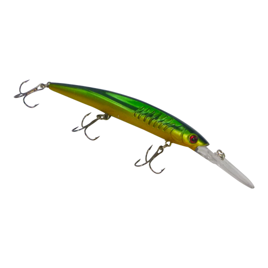 Finesse 'Flash Minnow' Blaze, 150mm Deep Diving Lure.