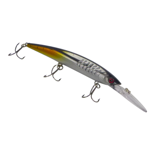 Finesse 'Flash Minnow' Silver Chrome, 150mm Deep Diving Lure.