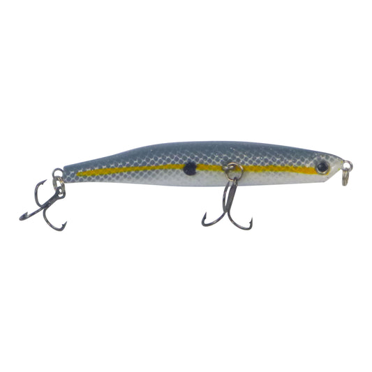 Toppu Mizzu Sidewinder Bent Minnow, 95mm, Wriggler.