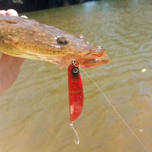 Toppu Mizzu Sidewinder, Bent Minnow, 95mm, Blue Water.