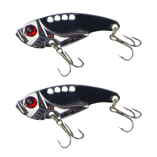 Finesse Metal Blade, Silver Flash 55mm, 2 Pack.