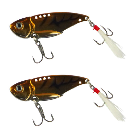 Finesse Feather Blade, Bronze Stripe, 55mm, 2 Pack.