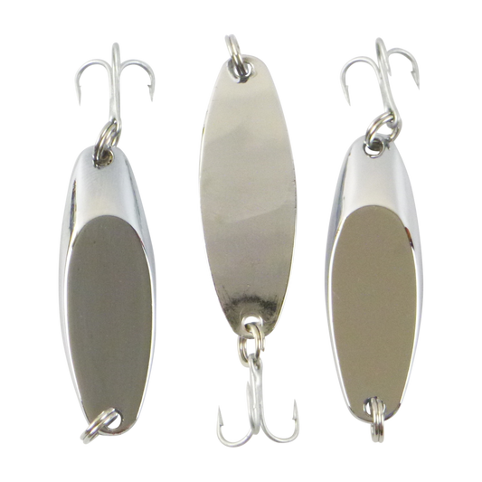 Finesse Chrome Kaster Jig, 14 Grams. Pack of 3 Jigs..
