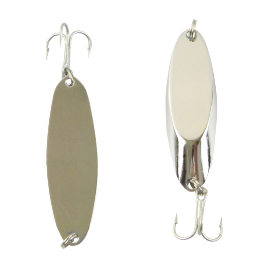 Finesse Chrome Kaster Jig, 28 Grams. Pack of 2 Jigs..