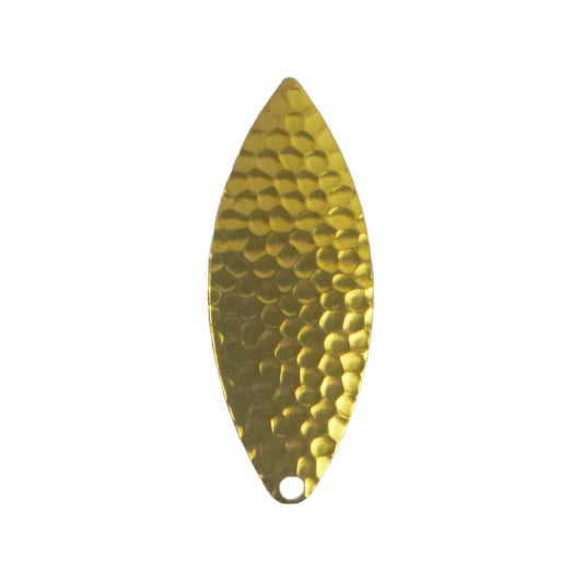 Artizan Hammered 57mm Willow Blade Brass, 5 Pack.