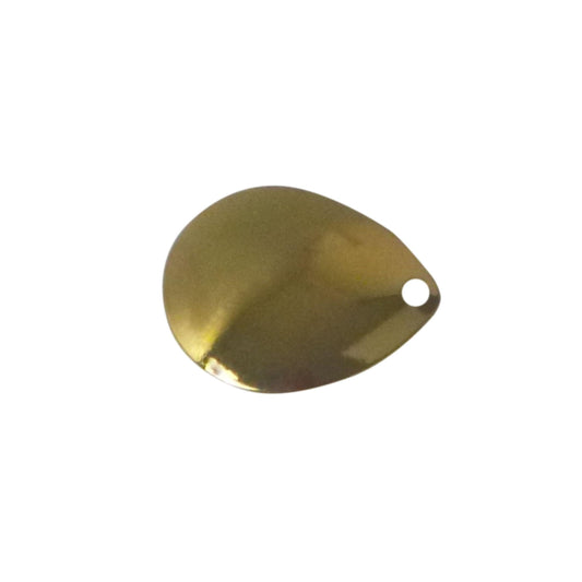 Artizan Smooth Colorado Blade, Brass, 24mmL x 18mmW, Qty 5.