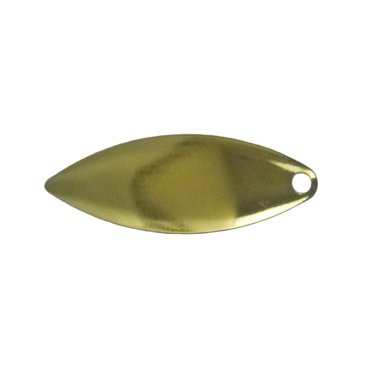 Artizan Smooth Willow Blade, Brass, 48mmL x 17mmW, Qty 5.