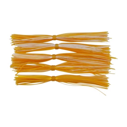 Dekoi Chatterbait Lure Skirts, Gold Shine.