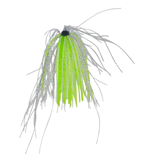 Dekoi Krystal Snapper Skirts, Silver Chartruese.