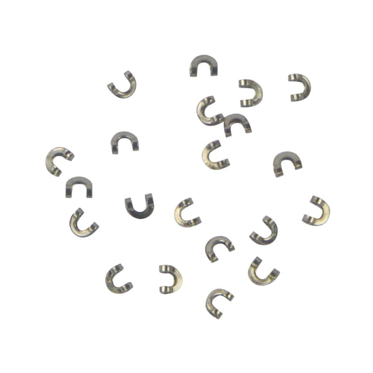 Artizan Clevis, Folded Brass, Small, 20 pack.