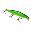 Finesse 'Chudan' 110mm Sinking/Diving Minnow, Lime Green.