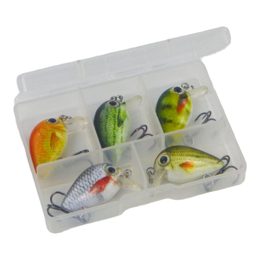 Finesse Tadpoles Diving Crankbait, 30mm, 5 Pack.