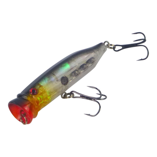 Toppu Mizzu P72 Popper, Bleeding Mullet, 72mm.