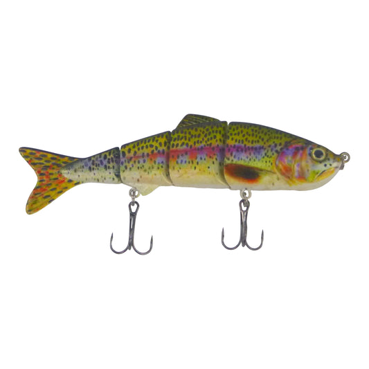 Finesse Naturals 4 Segment Swimbait, 110mm, Rainbow.