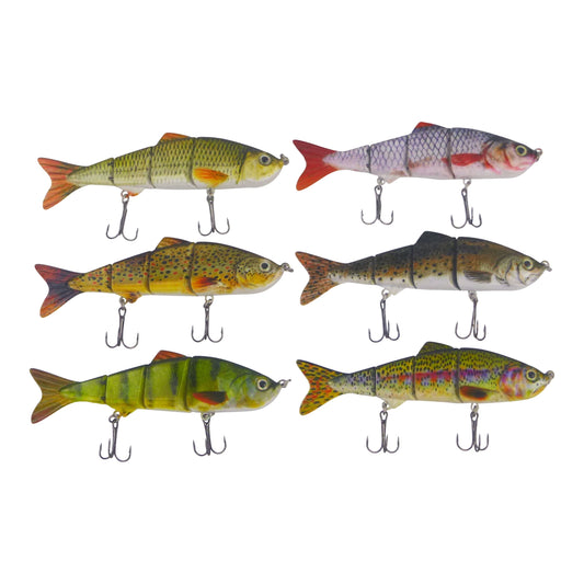 Finesse Naturals 4 Segment Swimbait, 110mm, Mullet.