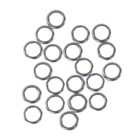 Swimerz Solid Jigging Rings, 11mm, 20 pack.