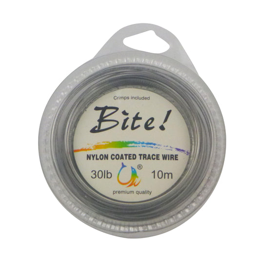 Swimerz Bite 7 Strand Coated Leader Wire, 30lb breaking strain, 10 mtrs.