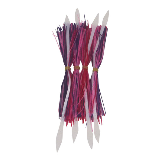 Dekoi Tailed Lure Skirts, Red Devil.