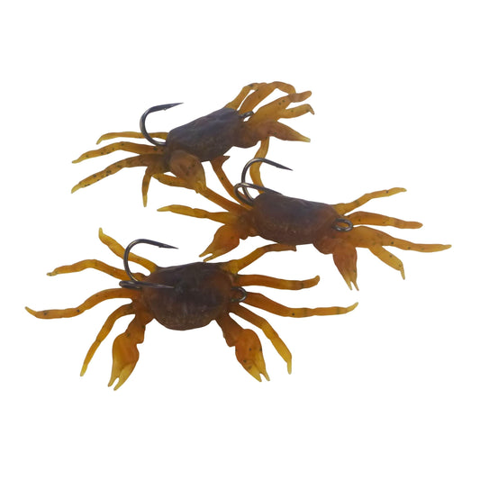 Swimerz Soft Crabs, King Crab, 3 pack.
