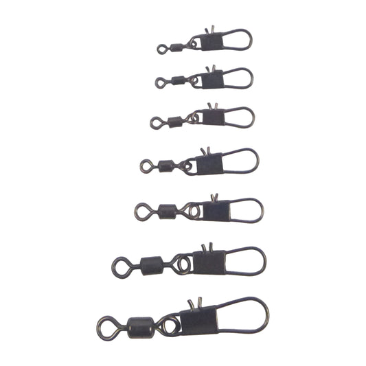 Swimerz Rolling Swivel w Interlock Snap, Size 10, 45 pack.