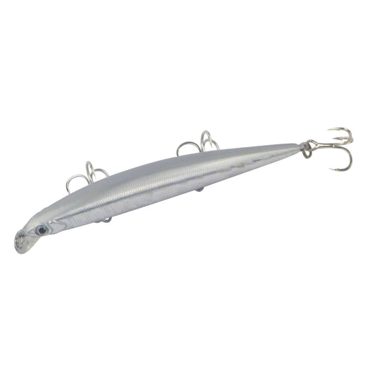 Finesse LW12 Shallow Diving Twitch Bait 120mm, Silver Bullet.