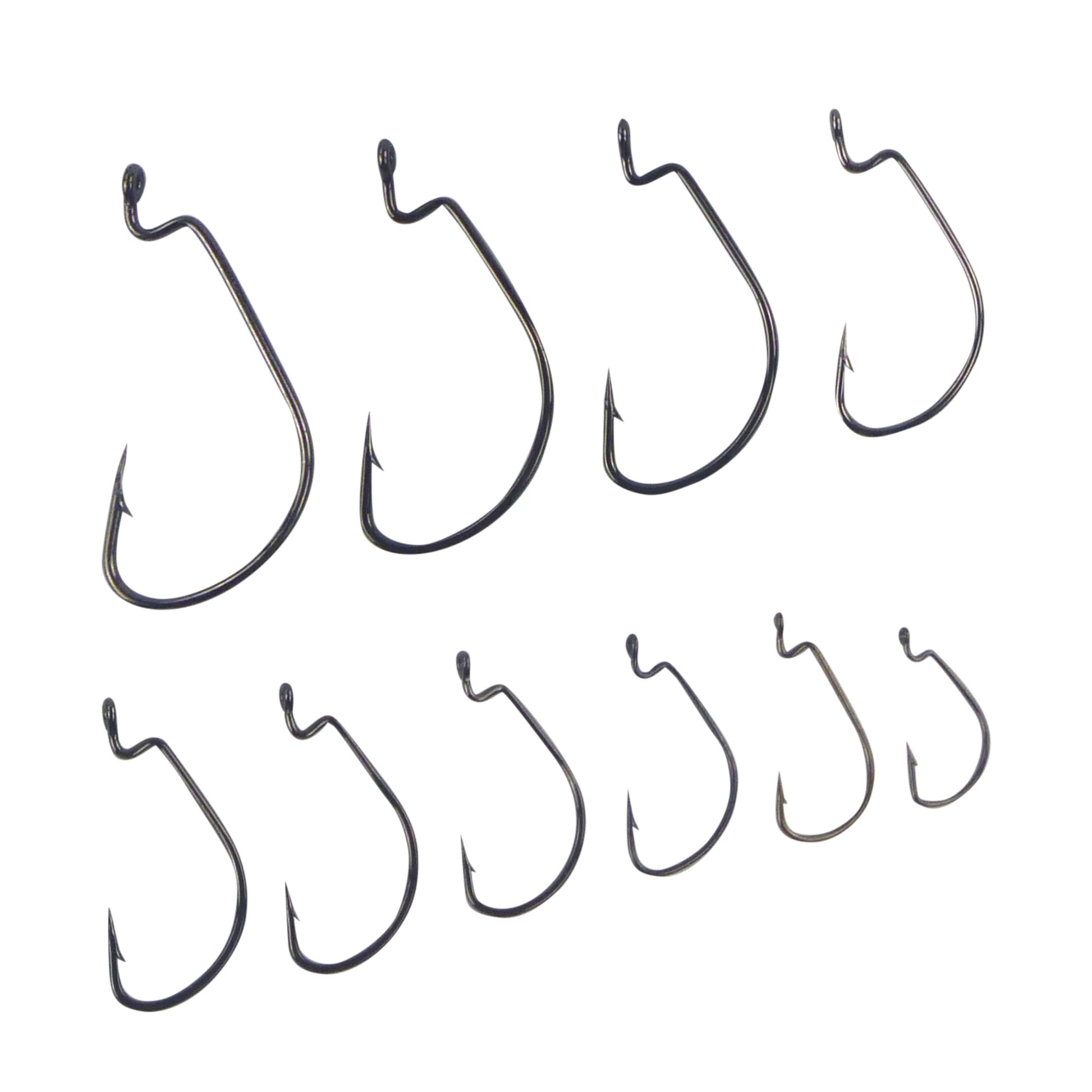 Swimerz 0/1 Wide Gape Worm Hook 15 Pack.