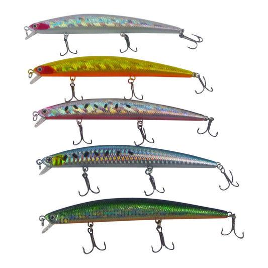Finesse MK21 Shallow Diving Lure, 130mm, Garfish.