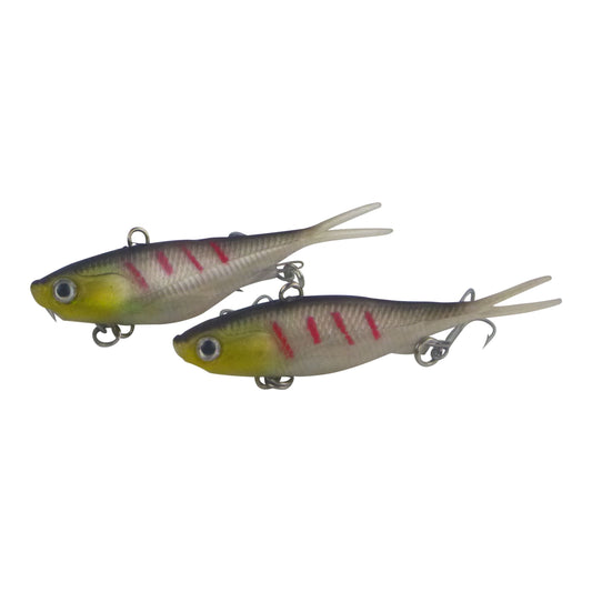 Swimerz 95mm Soft Vibe, Cut Mullet, 2 pack.