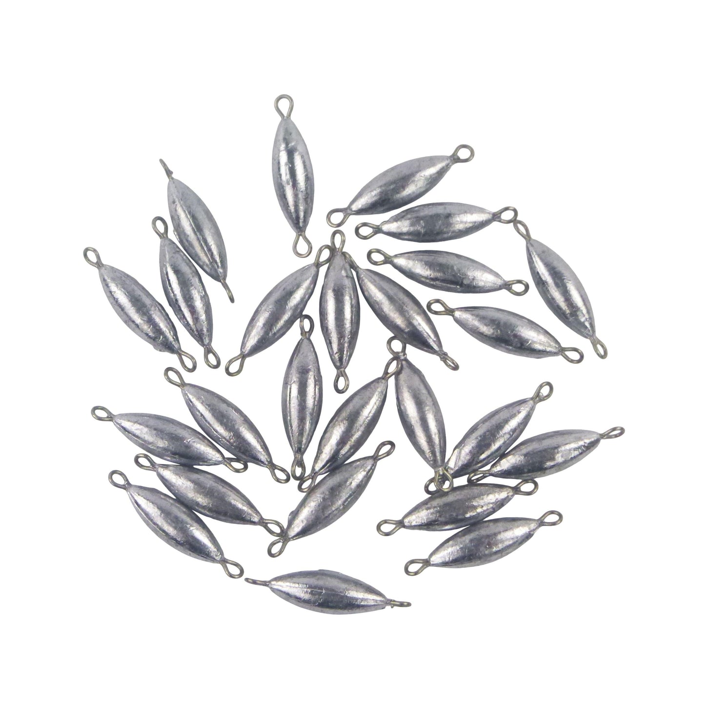 Swimerz 1oz Torpedo Trolling Sinker, Lead 25 Pack.