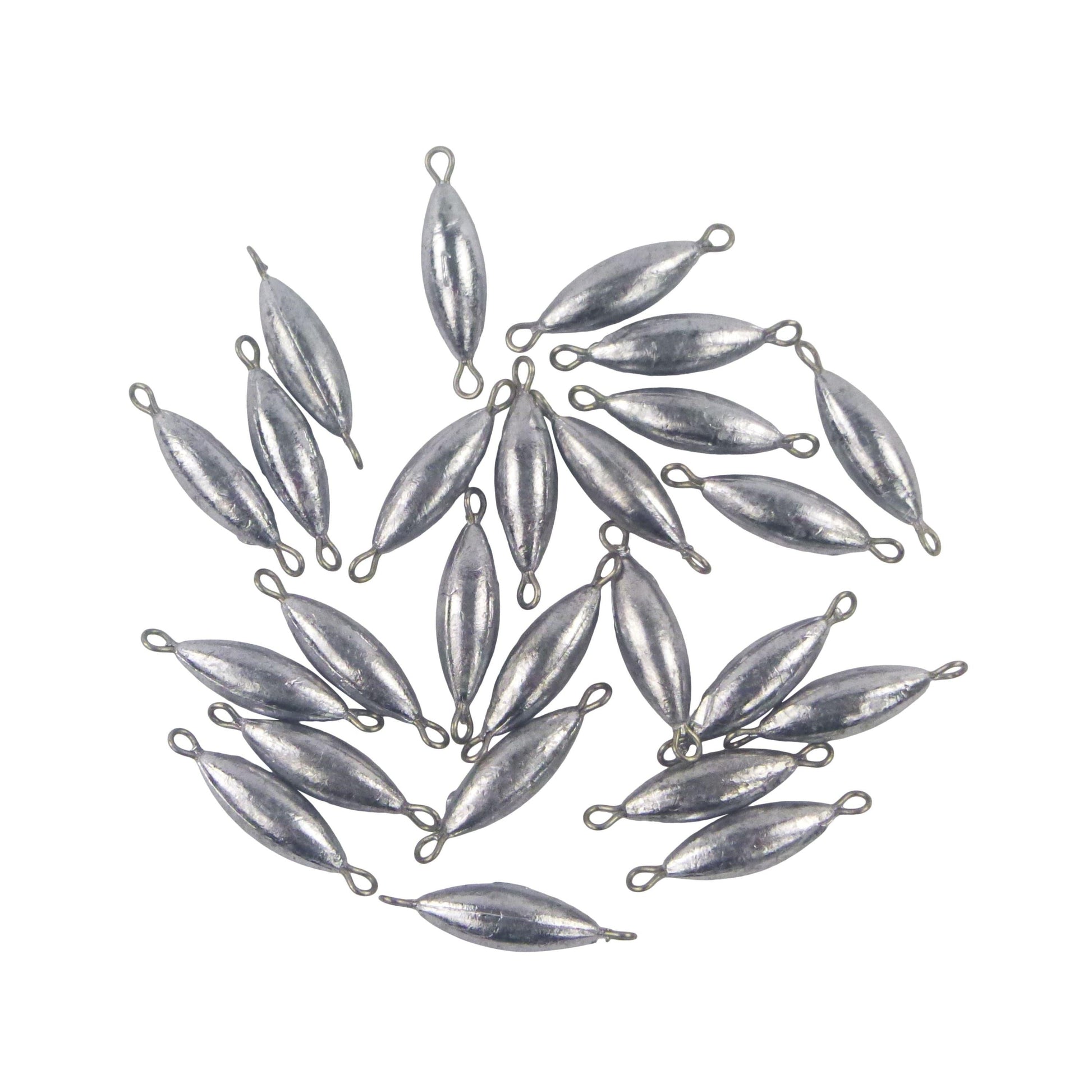 Swimerz 1oz Torpedo Trolling Sinker, Lead 25 Pack.