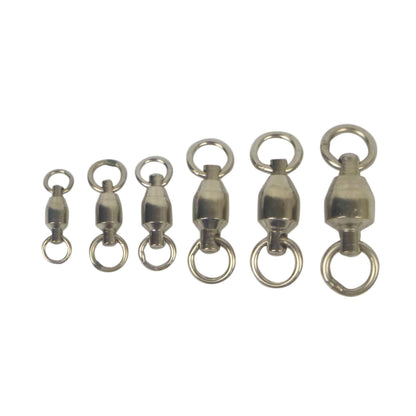 Swimerz Heavy Duty Ball Bearing Swivels, Size 5, 15 pack.