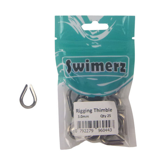 Swimerz Rigging Thimbles, 3.0mm, Qty 25.