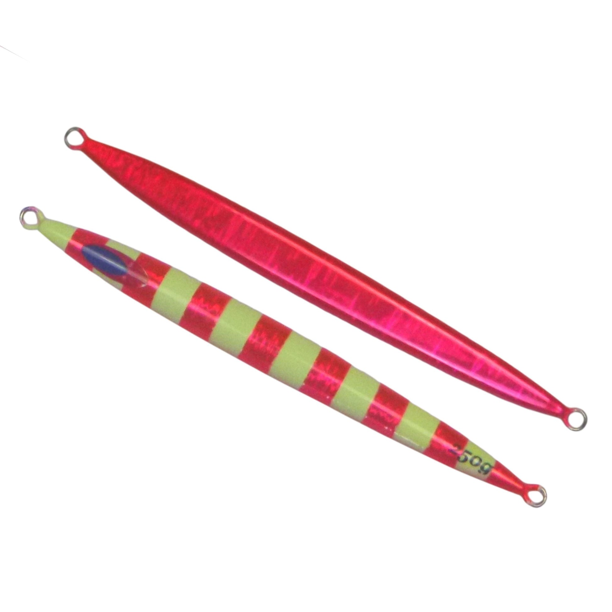 Finesse Lumo Fastdrop Jig, 250gm, Hot Pink, Qty 2.