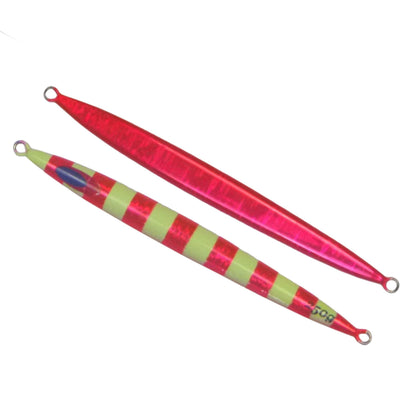 Finesse Lumo Fastdrop Jig, 250gm, Hot Pink, Qty 2.