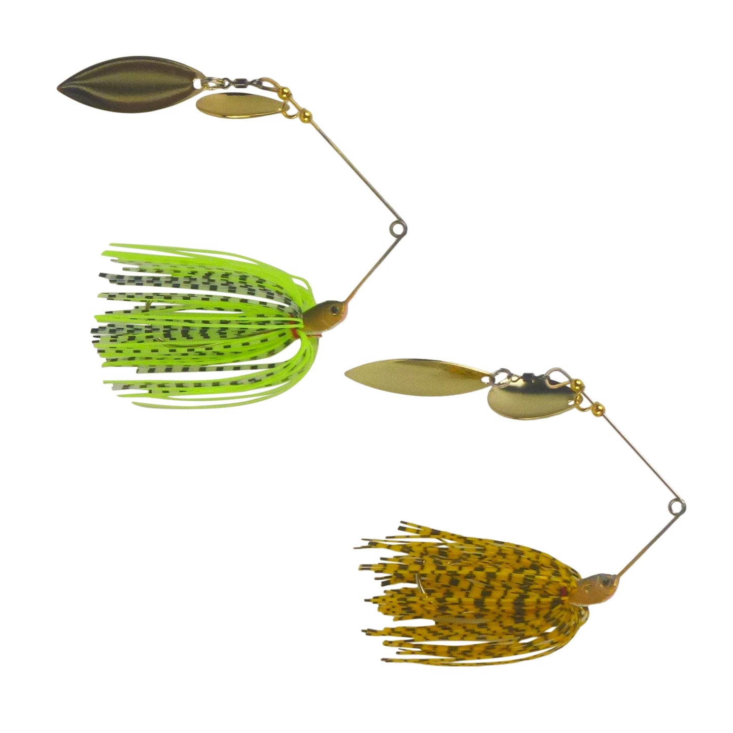 Dekoi 15gm LS18 Closed Eye Spinnerbait, Fluro Green, Qty 2.