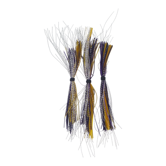 Dekoi Krystal Flash Lure Skirts, Purple Krystal.