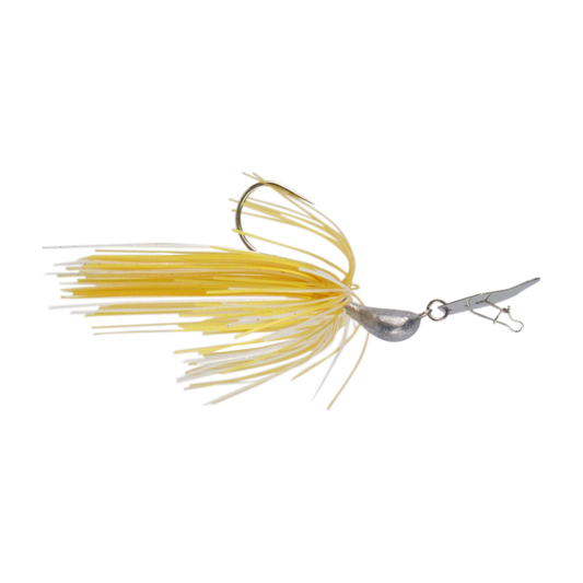 Dekoi 7gm Bladed Swim Jig, Chatterbait, Gold Shine, 2 pack.