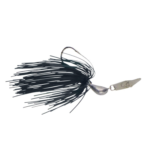 Dekoi 7gm Bladed Swim Jig, Chatterbait, Metallic Seaweed, 2 pack.