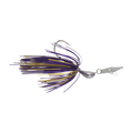 Dekoi 14gm Bladed Swim Jig, Chatterbait, Purple Gold, 2 pack.