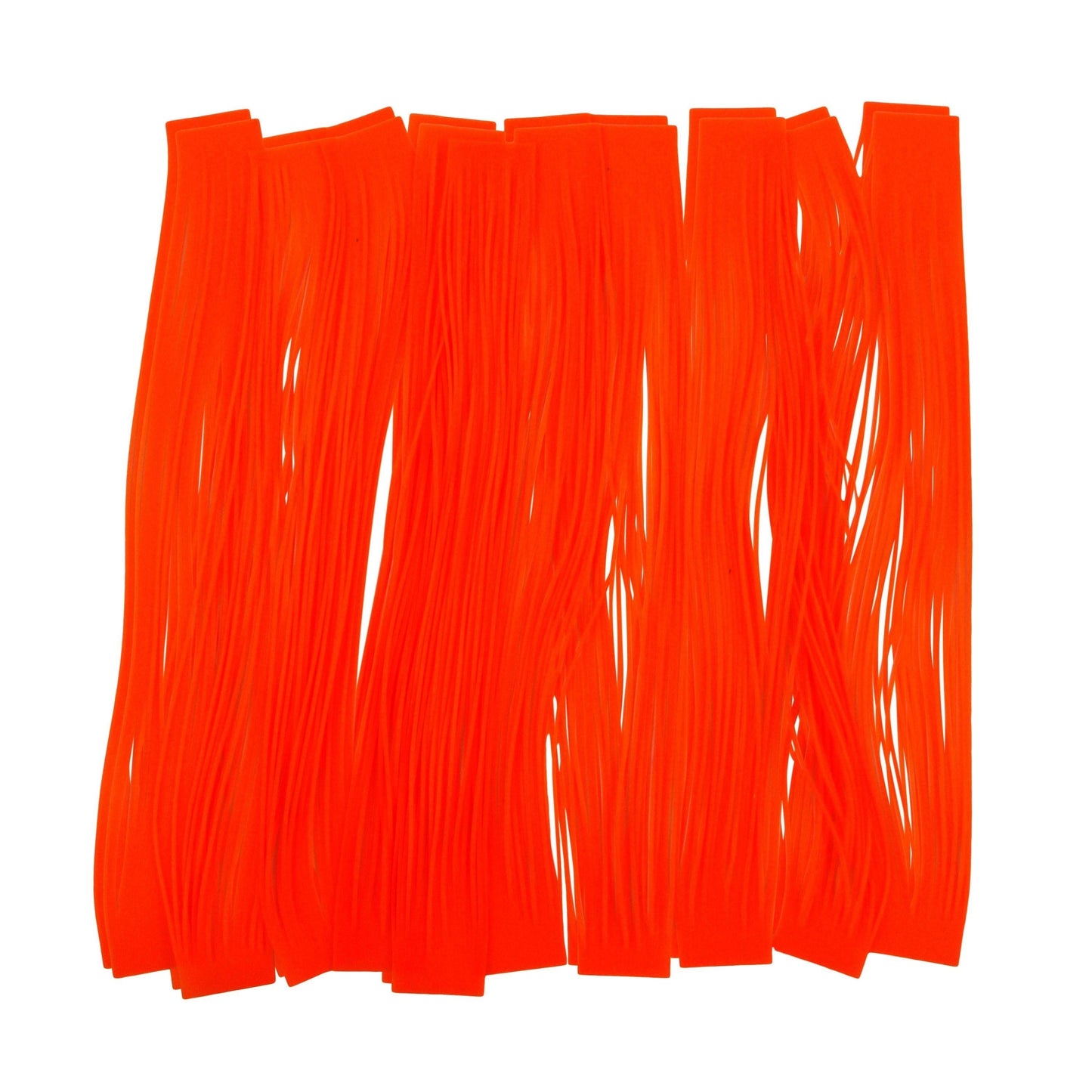 Artizan 22 strand silicon skirt, Orange, Pack of 20.