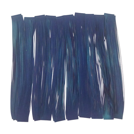 Artizan 22 strand silicon skirt, Metallic Blue, Pack of 20.