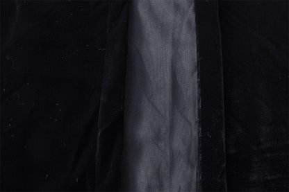 Long Large Velvet Curtains Black 620x270cm with 4m blockout+30 Hook New