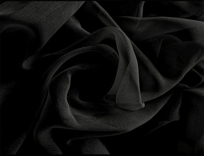 Sheer Voile Curtains 548cm wide 230cm Drop+30 Hooks Pinch Pleat New, Black