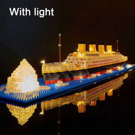NNEOBA Titanic Ship Toy with LED Light.