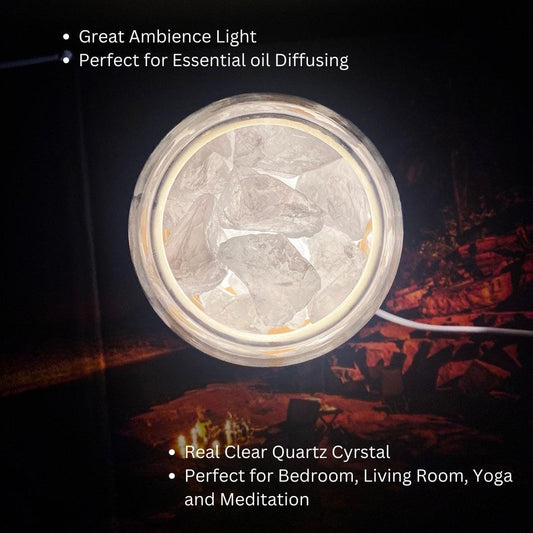 Aurora Crystal Diffuser - Clear Quartz.