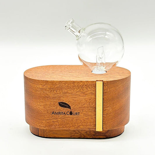 Portable Mini Orb Diffuser Redwood | Waterless Aroma Diffuser | No Plastics Essential Oil Diffusing.
