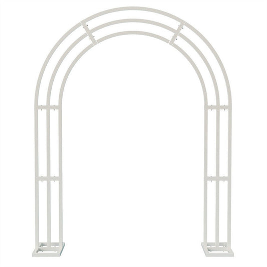 Heavy Strong Metal Wedding Arch Garden Arbor Floral Backdrop Stand Indoor Outdoor